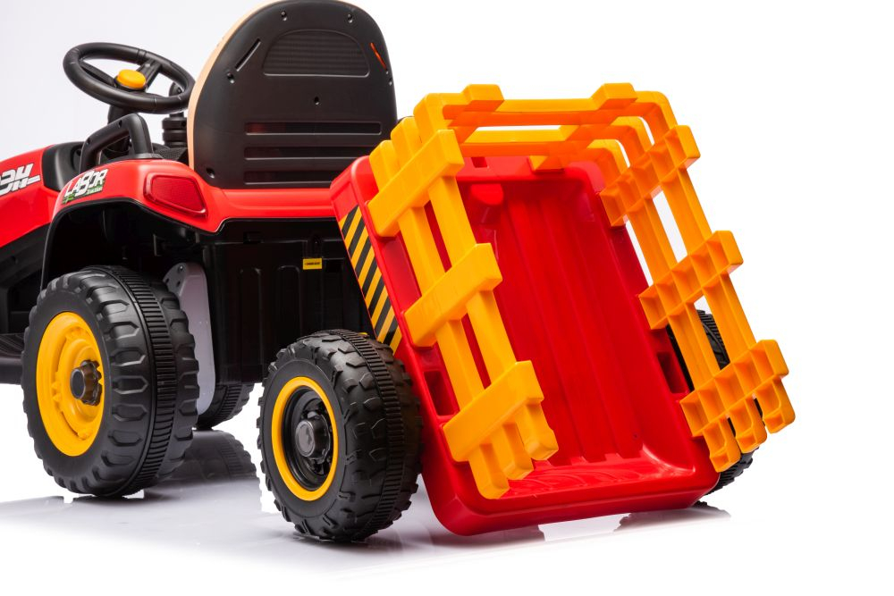 Tractor electric cu baterie BBH-030 Roșu, 12V [11]