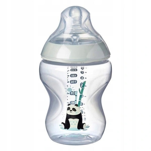 Biberon TOMMEE TIPPEE Panda 260ml - Flux Lent, Ideal pentru 0 Luni+ [2]