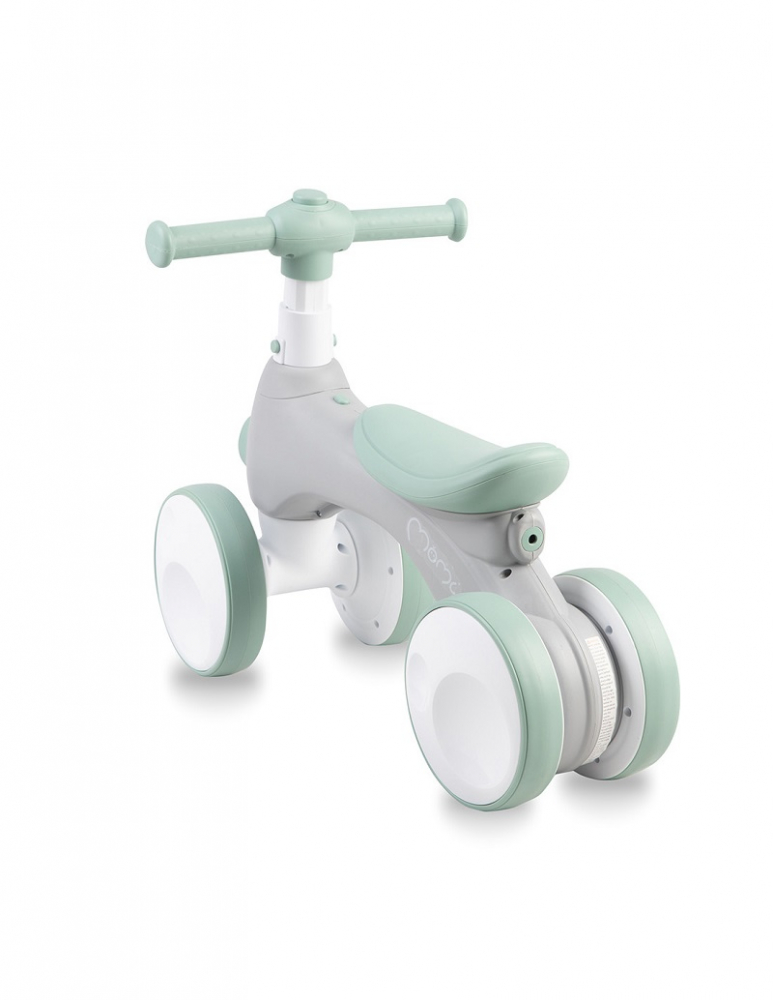 Bicicleta cu lumini, sunet si difuzor de balonase, Momi Tobis - Gri - BEBELUL [2]