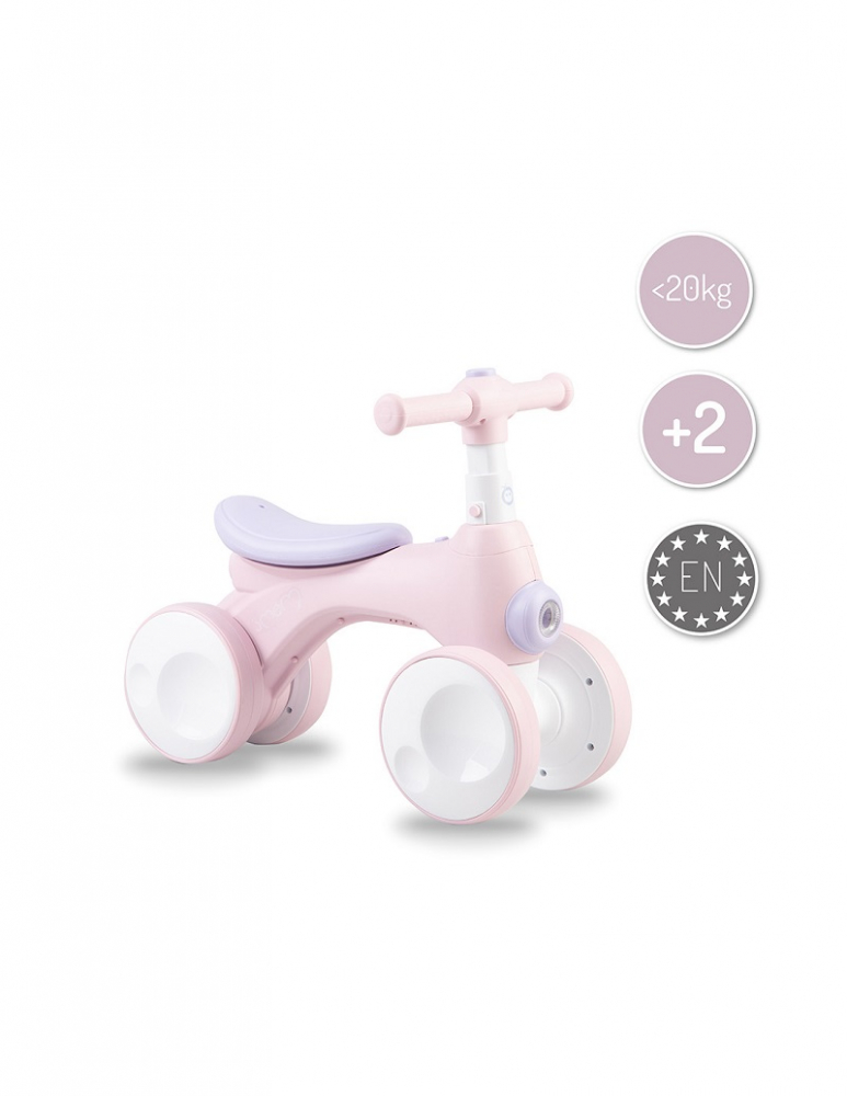 Bicicleta cu lumini, sunet si difuzor de balonase, Momi Tobis - ROZ [6]