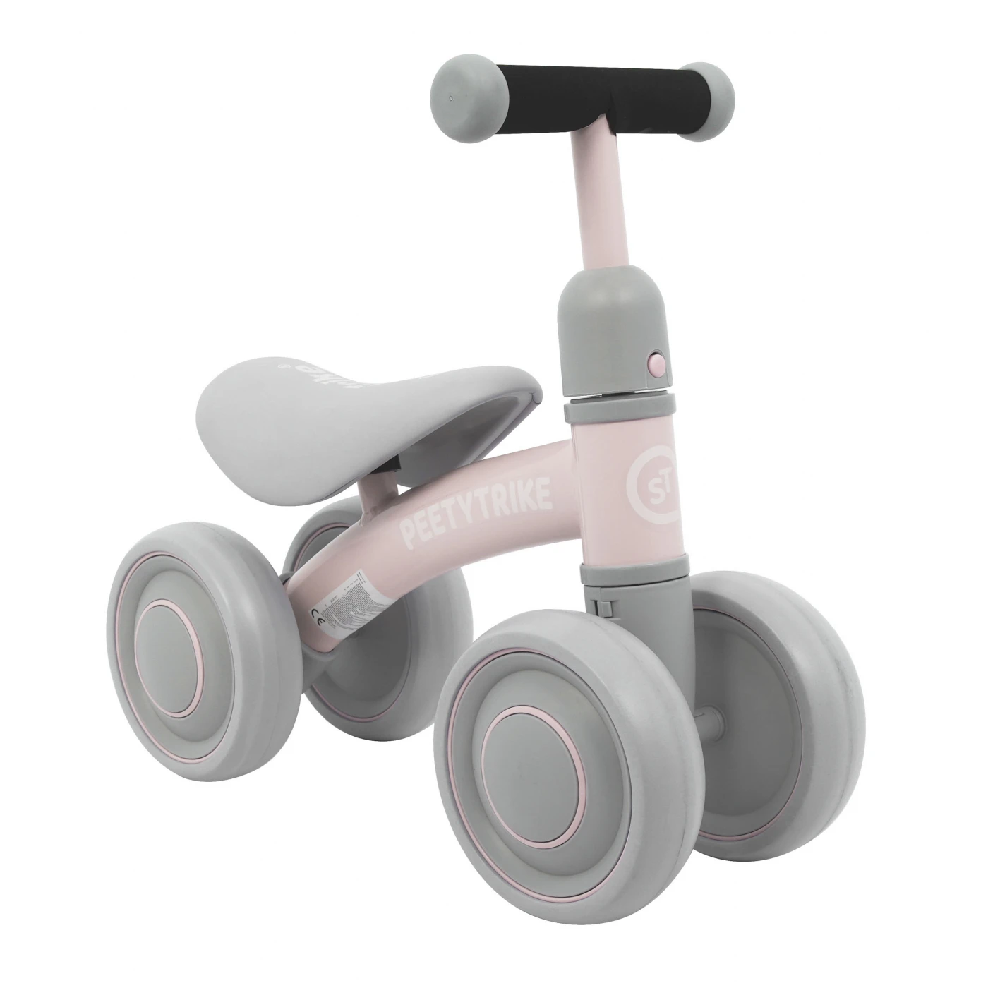 Bicicletă fără pedale 4 roți PettyTrike pentru fetite 1-3 ani [2]