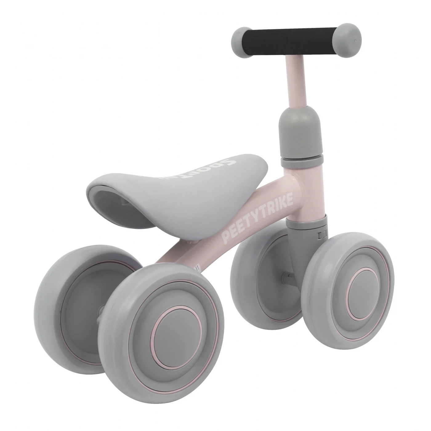 Bicicletă fără pedale 4 roți PettyTrike pentru fetite 1-3 ani [4]