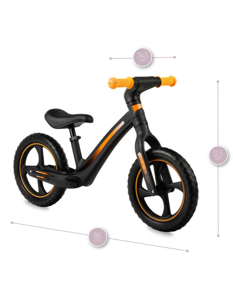 Bicicleta fara pedale, Momi Mizo - Negru Bebelul [4]