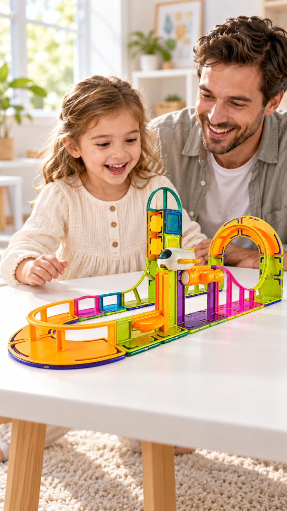 blocuri-constructie-magnetice-sky-track-61-piese-Bebelul [2]