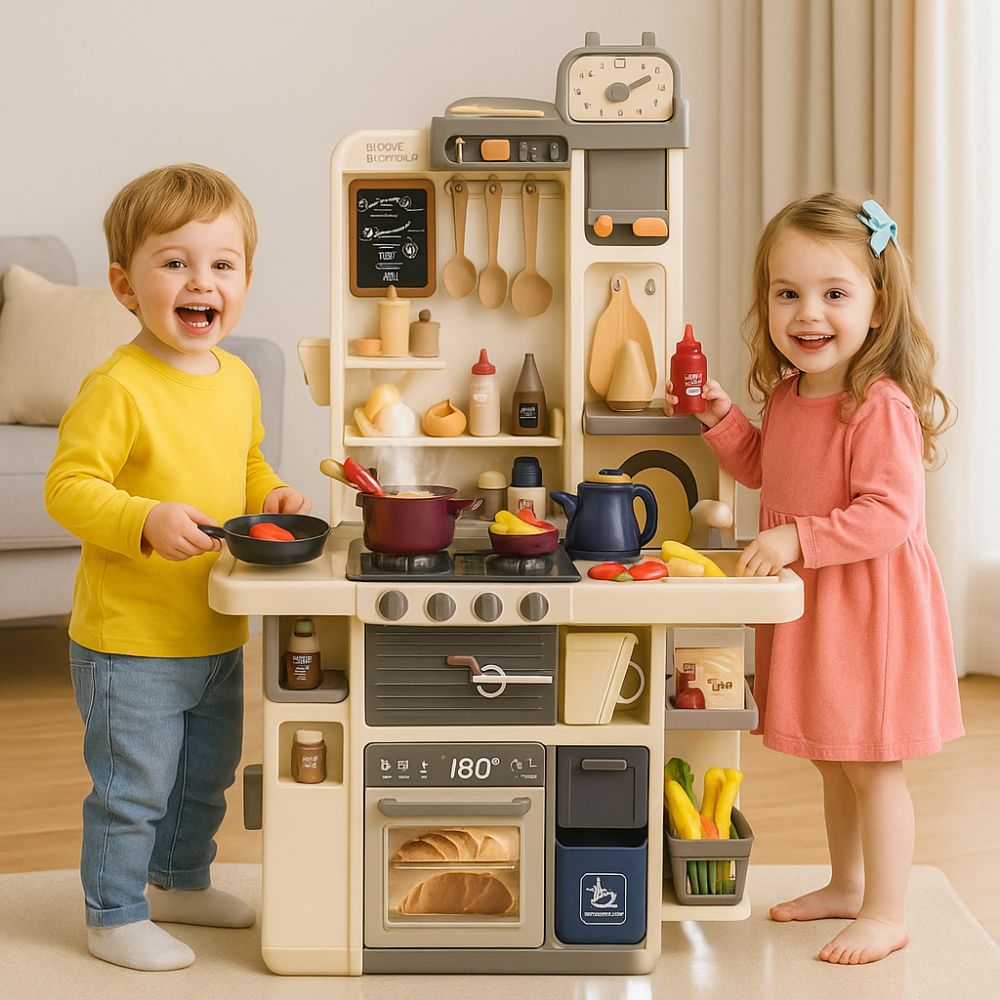 bucatarie-copii-accesorii-lumini-sunete-88-piese-Bebelul [2]