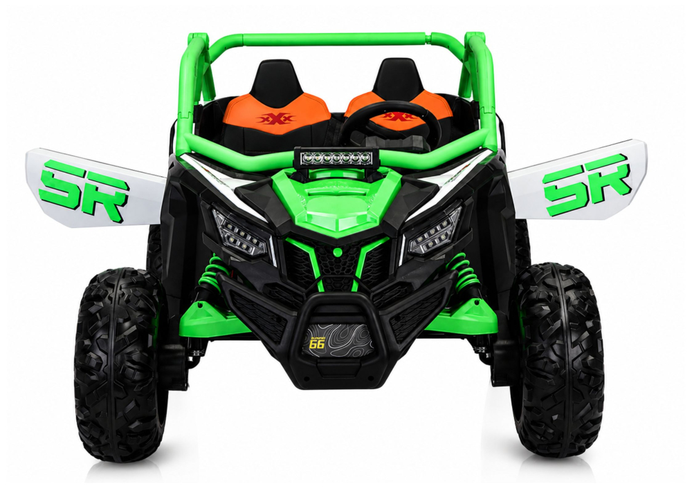 Buggy Electric 4x4 KKL-808 Green, Baterie 24V, Motoare 4x75W, Viteză 12km/h [6]