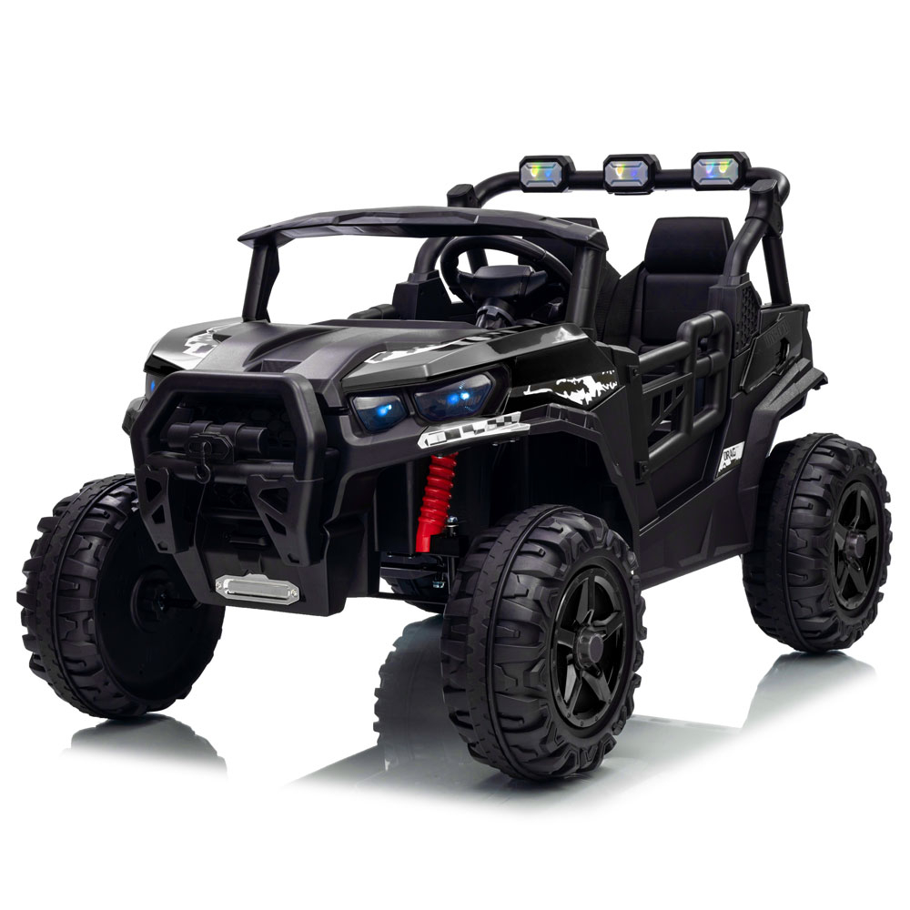 Buggy electric copii, cu telecomanda BBH-056 – 2 locuri, 12V, roti EVA - Negru [4]