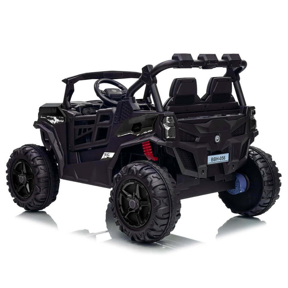 Buggy electric copii, cu telecomanda BBH-056 – 2 locuri, 12V, roti EVA - Negru [3]