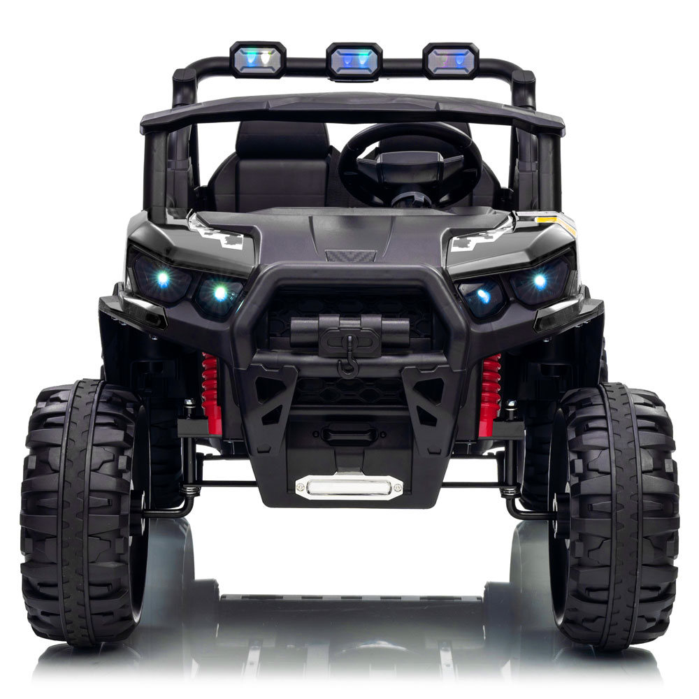 Buggy electric copii, cu telecomanda BBH-056 – 2 locuri, 12V, roti EVA - Negru [1]