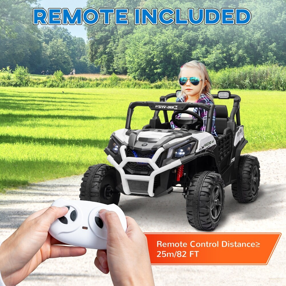 Buggy XXL UTV electric copii 4x4 cu doua locuri si telecomanda [5]