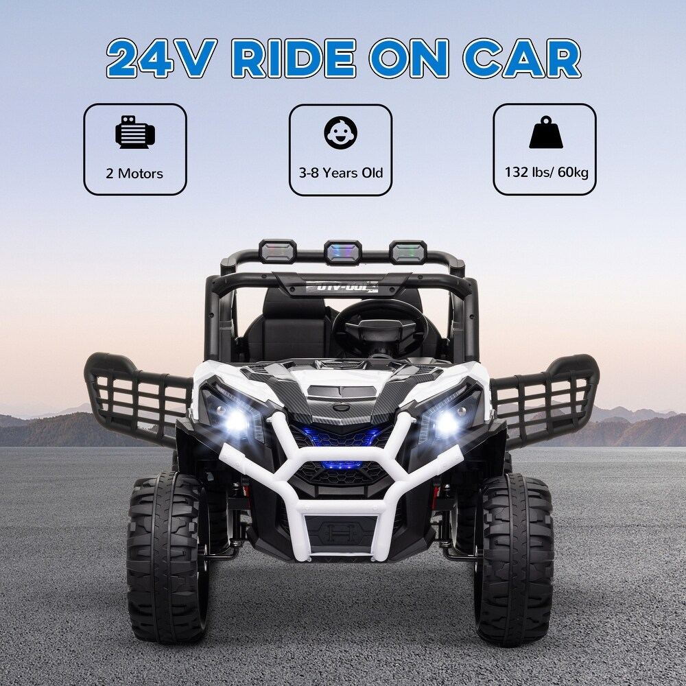 Buggy XXL UTV electric copii 4x4 cu doua locuri si telecomanda [3]