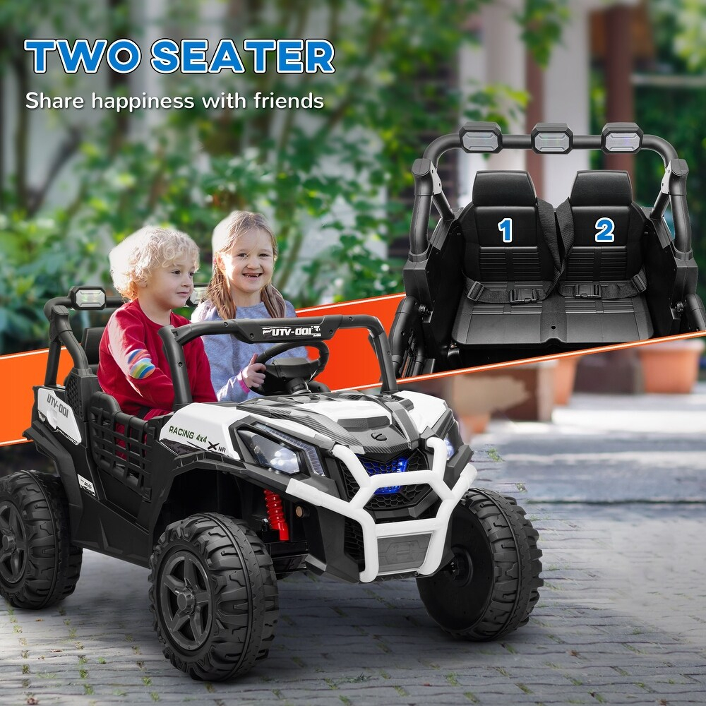 Buggy XXL UTV electric copii 4x4 cu doua locuri si telecomanda [2]