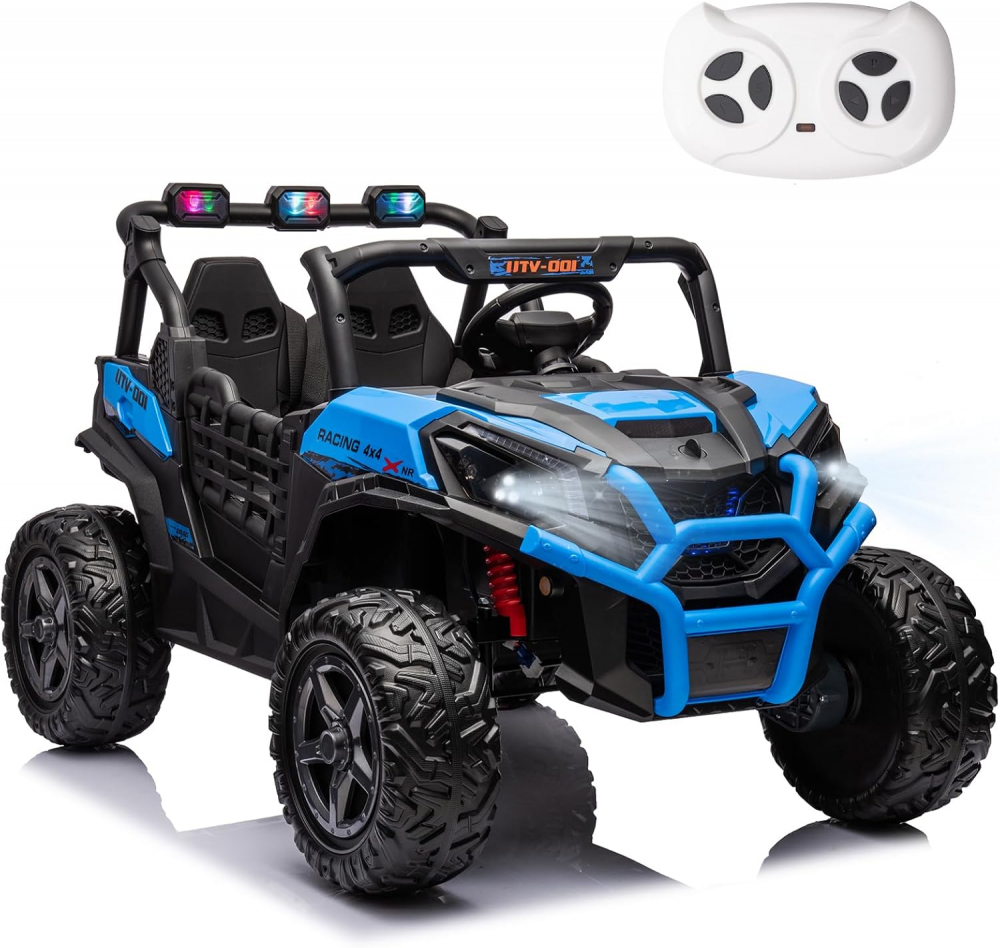 Buggy XXL UTV electric copii 4x4 cu doua locuri si telecomanda [14]