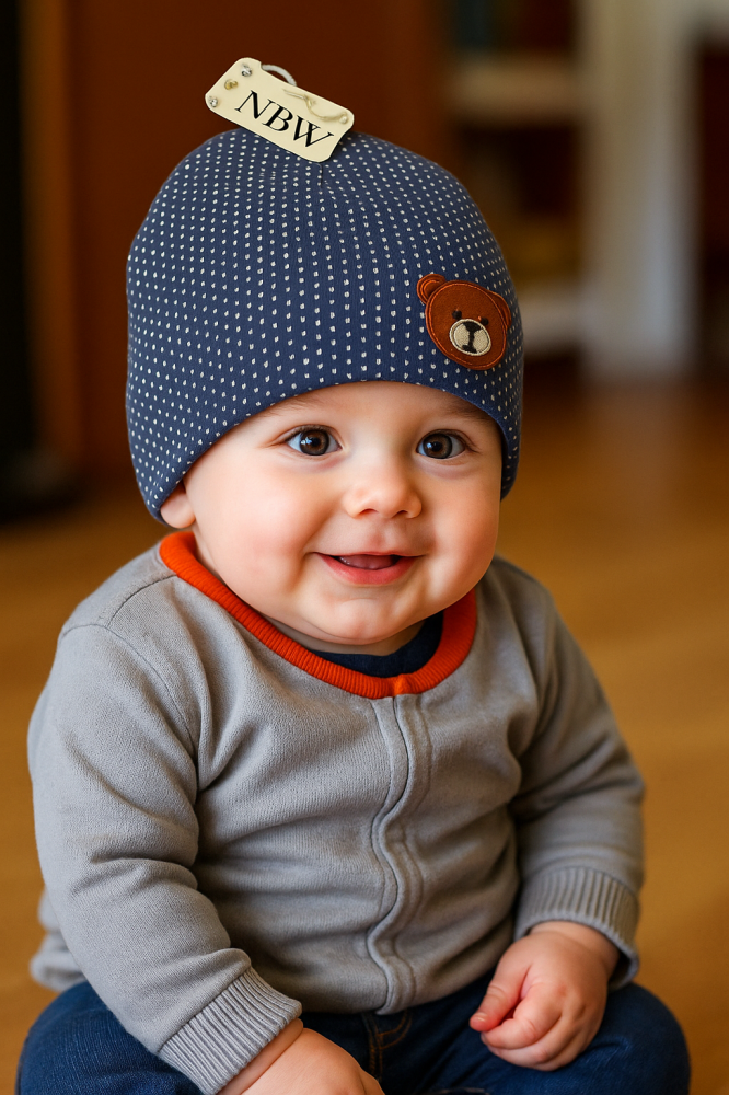 Caciula moale pentru copii din bumbac – fina si elastica [1]