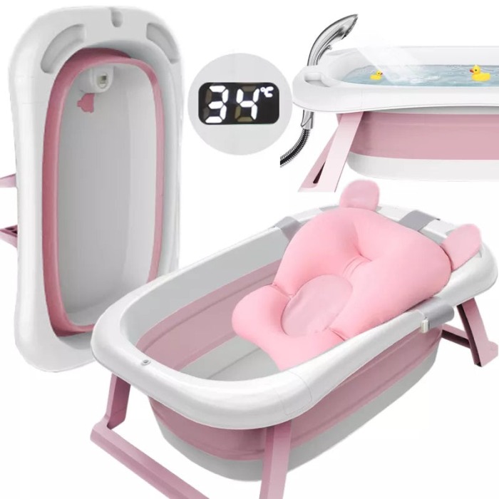 Cadita pliabila bebelusi cu termometru si perna ergonomica bebelul.ro [5]