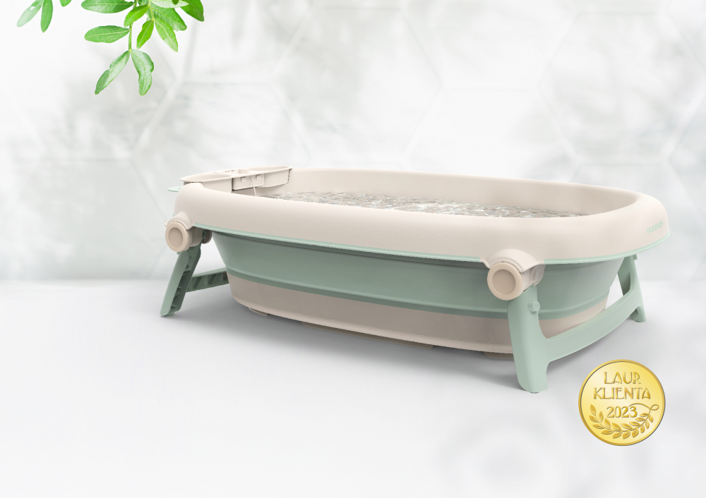 Cadita pliabila bebelusi cu termometru si suport – Neno Lucy [3]