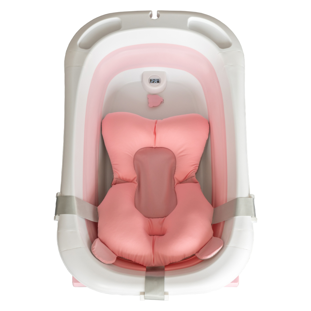 Cadita Pliabila pentru Bebelusi cu Perna si Termometru Digital – Girl [6]