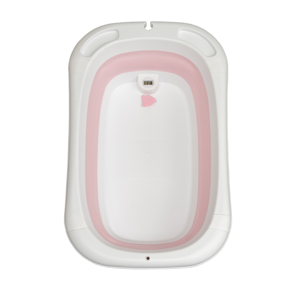 Cadita Pliabila pentru Bebelusi cu Perna si Termometru Digital – Girl [4]