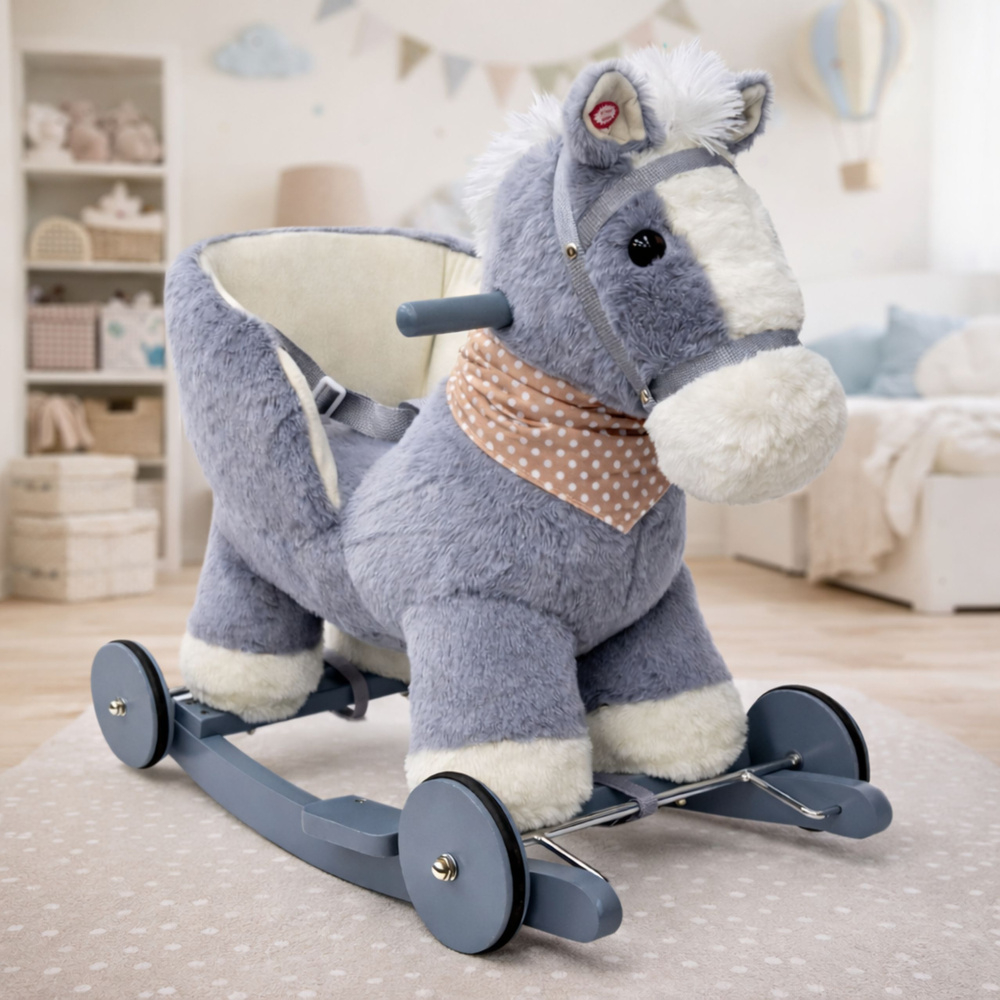 Calut balansoar ride-on 2 in 1 magarus gri [2]