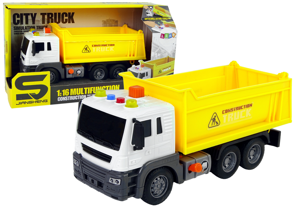 camion-constructii-basculanta-galben-remorca-1-16-Bebelul [1]