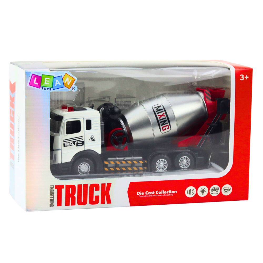 Autobetoniera Constructii cu Cabina Metalica, Cuva Rotativa, Lumini si Sunete [6]