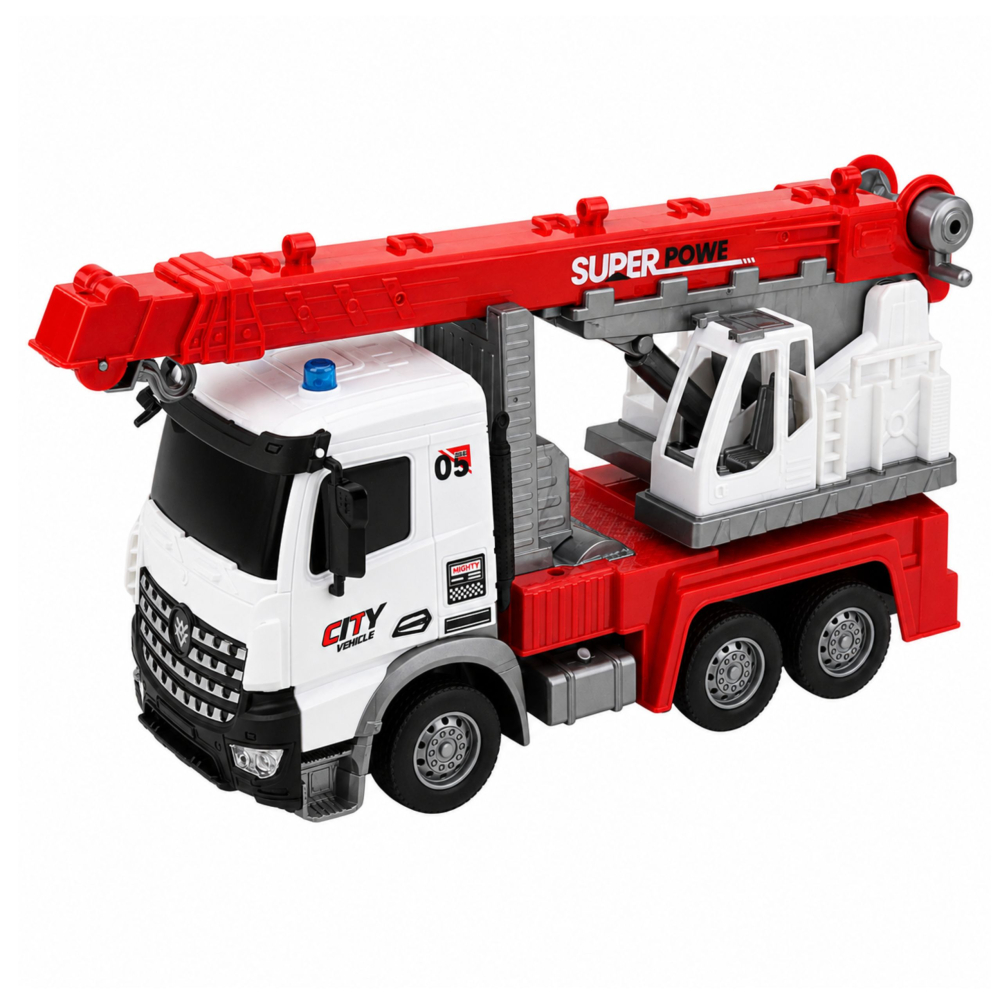 Camion cu macara si telecomanda RC mobila rotativa 1:14, 6 ani+ [2]