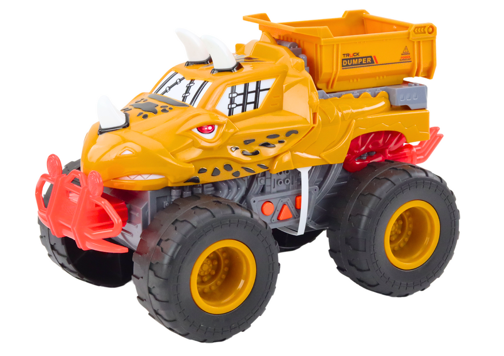 masina-off-road-portocalie-dinozaur-basculanta-drive-frecare-Bebelul [1]