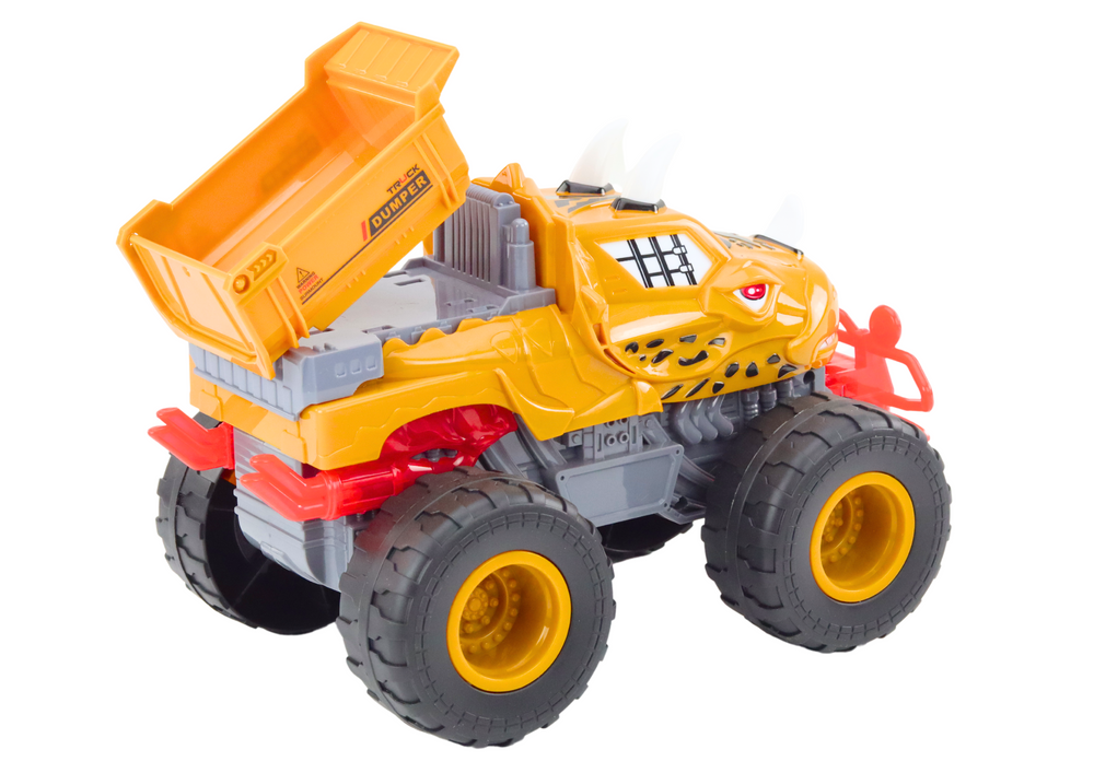 masina-off-road-portocalie-dinozaur-basculanta-drive-frecare-Bebelul [3]