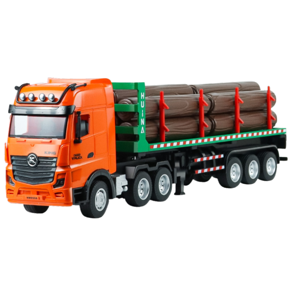 Camion cu telecomanda Huina Transport Lemn 1:18, 8 ani+ [2]