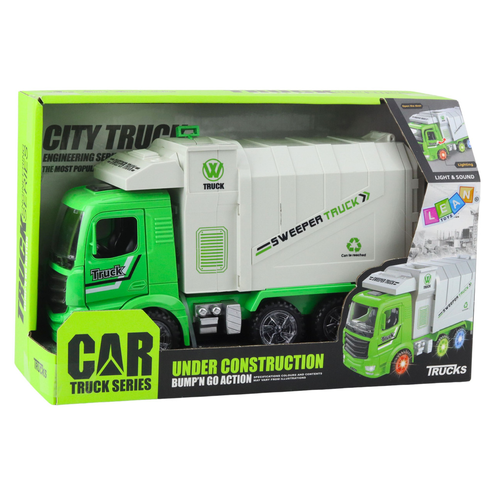 Camion de gunoi oras lumini sunete verde [4]