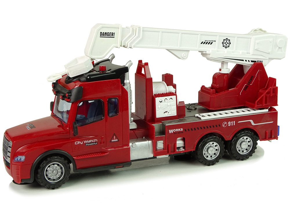 Camion de pompieri cu telecomanda 2.4G lumini si sunete, 6 ani+ [3]