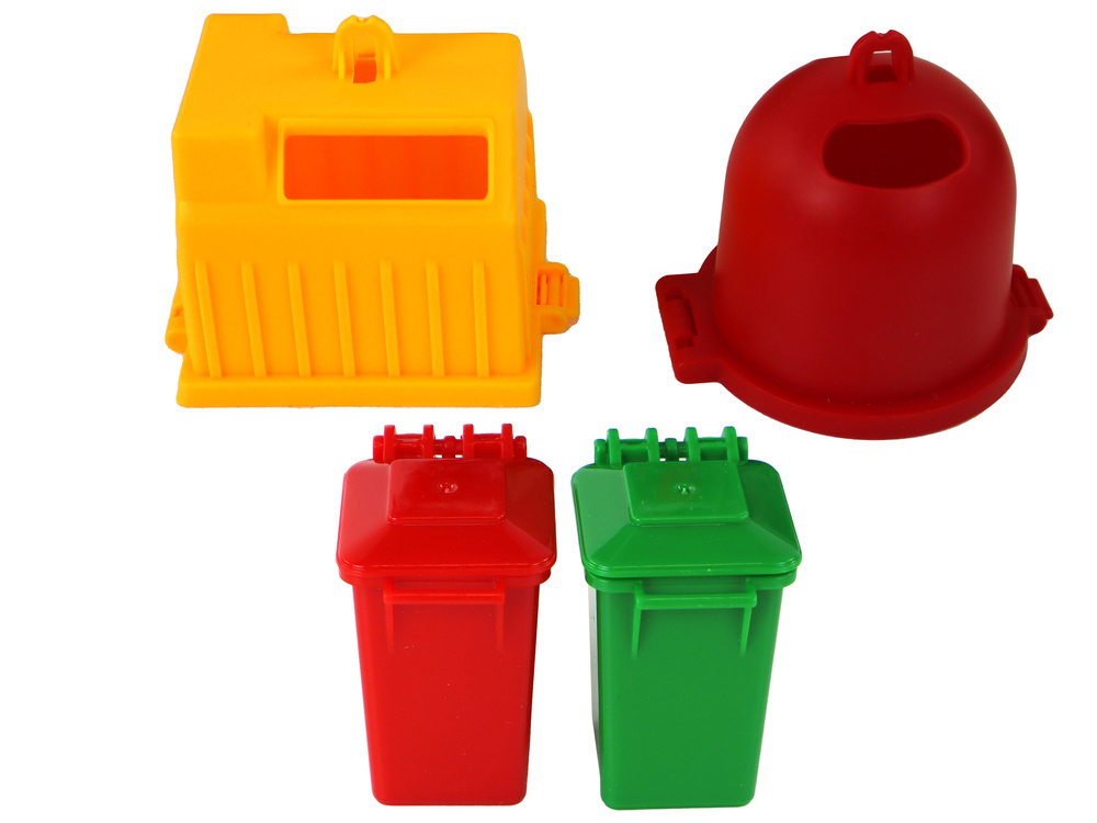 Camion Gunoi Verde cu Macara si Frictiune 1:16 cu Remorca [7]