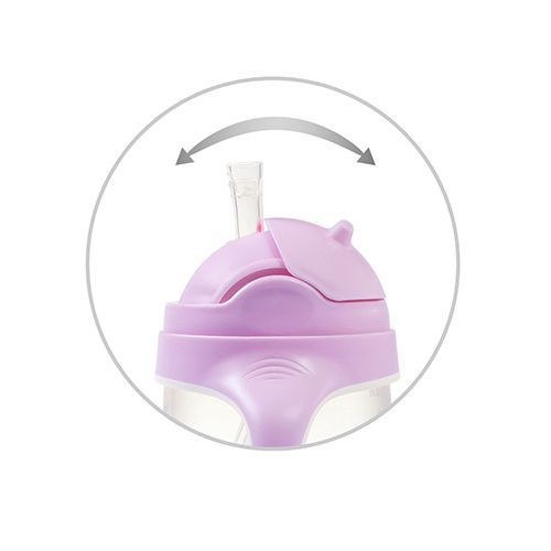 Cana cu Pai si Greutate 1464/05 Sippy Cup Purple pentru Copii 6+ luni [4]