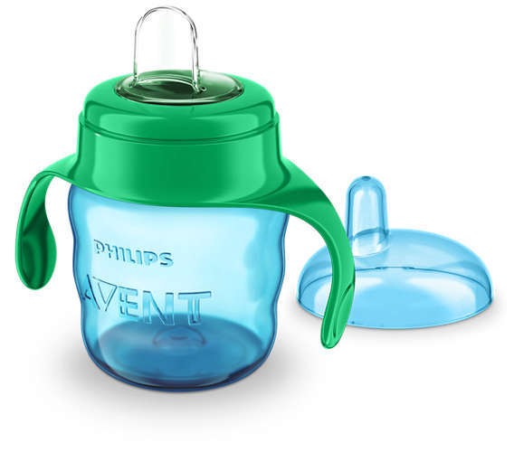 Cana cu tetina de formare - Philips Avent, 200 ml, 6 luni+, albastru [1]