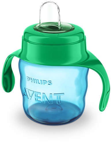 Cana cu tetina de formare - Philips Avent, 200 ml, 6 luni+, albastru [3]