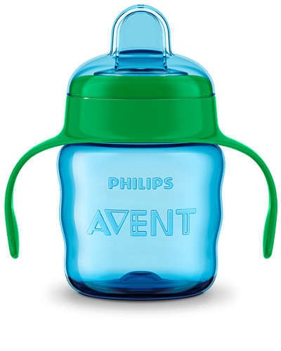 Cana cu tetina de formare - Philips Avent, 200 ml, 6 luni+, albastru [2]
