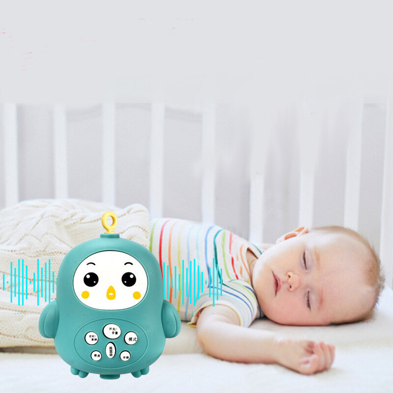 Carusel muzical pentru patut cu telecomanda Blue Lullabies, 0 luni+ [3]
