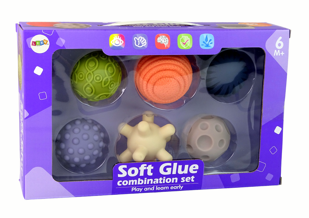 set-6-mingi-senzoriale-colorate-cauciuc-moale-6luni-Bebelul [4]