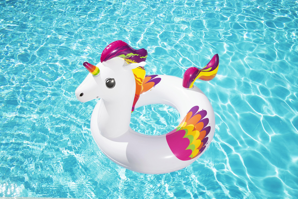 Colac de inot gonflabil cu unicorn 119 x 91 cm Bestway 36159 [1]