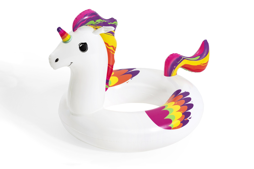 Colac de inot gonflabil cu unicorn 119 x 91 cm Bestway 36159 [3]