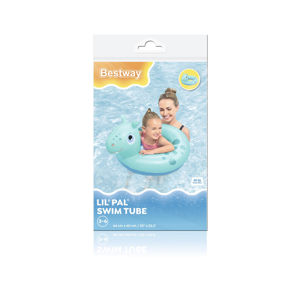 Colac înot hipopotam copii Bestway 64x60 cm [8]