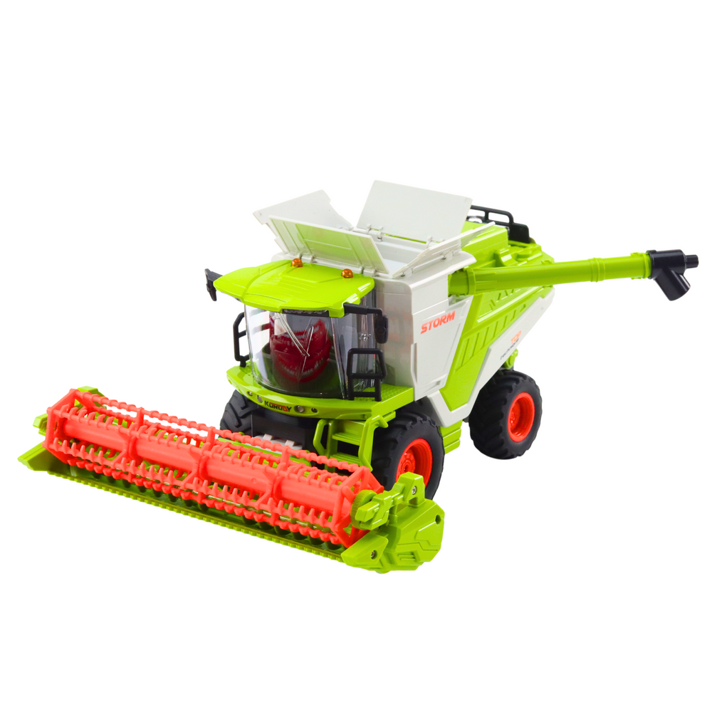 Combina agricola cu telecomanda 2in1 si efect de fum 1:24, 3 ani+ [3]