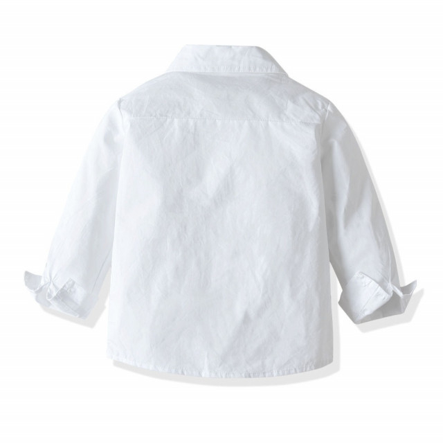Costum elegant bleumarine cu vestuta si papion [8]