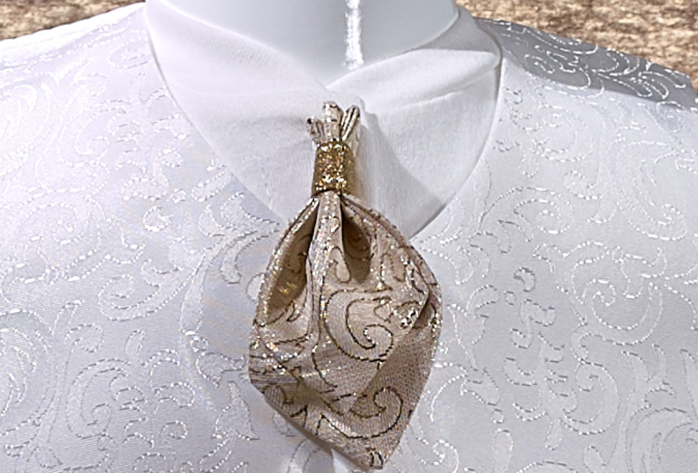 Costum nou nascuti baieti 7 piese elegant alb Babylia [4]