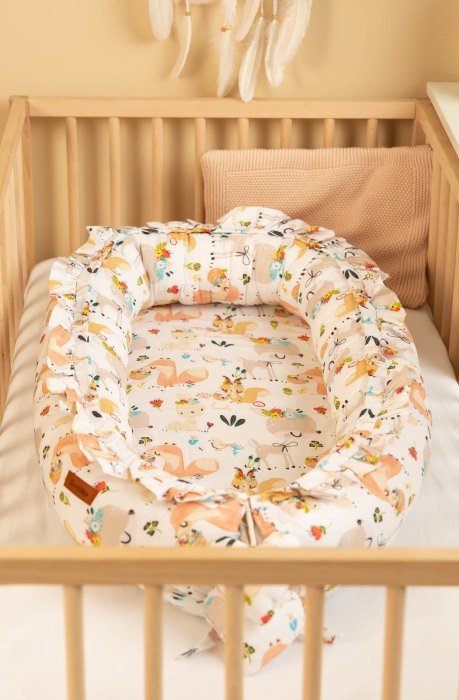 Cosulet bebelus Velvet din bumbac 80x45 cm Sensillo [2]