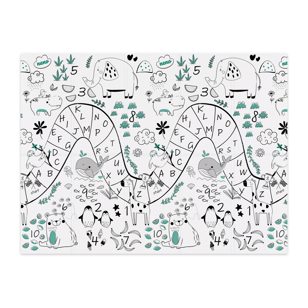 Covoras joaca copii Neno Mondo spuma XPE fata-verso pliabil 200x150 cm [9]