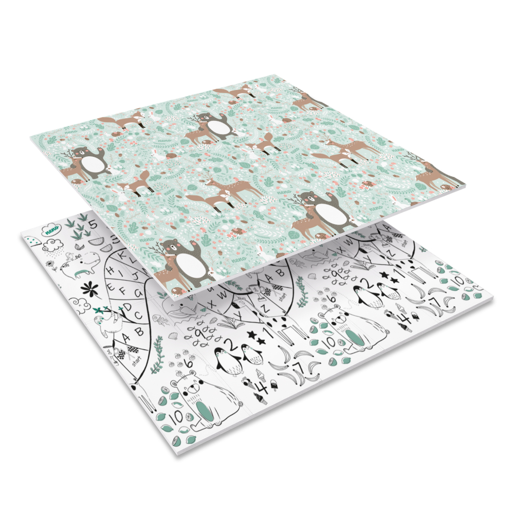 Covoras joaca copii Neno Mondo spuma XPE fata-verso pliabil 200x150 cm [12]
