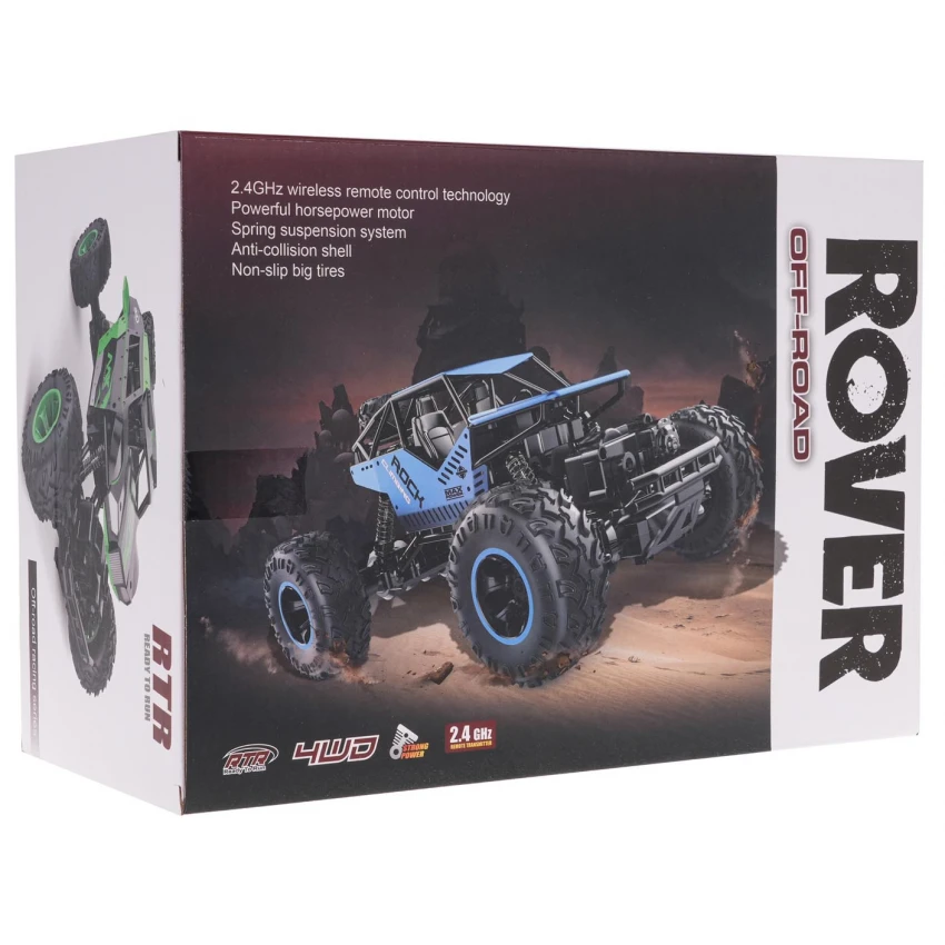Crawler Rover RC 1:16 cu Șenile NEGRE – Off-Road pentru Copii [7]
