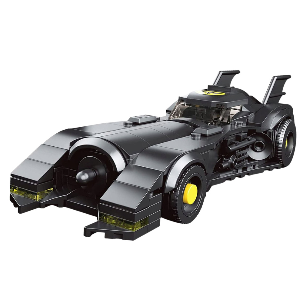 Cuburi de construit masina Superhero Race Car, neagra, 409 piese [2]