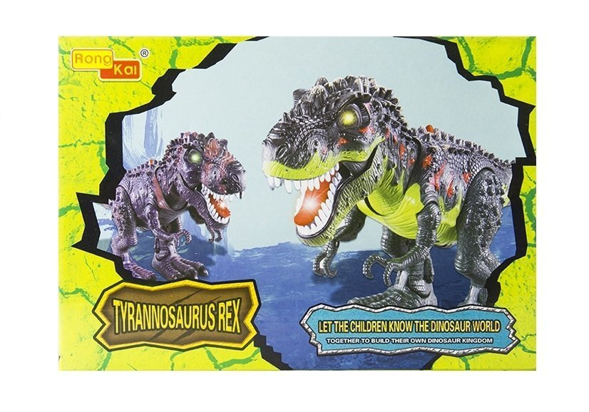Dinozaur Tyrannosaurus Rex cu baterii, lumini si sunete, 3 ani+ [4]